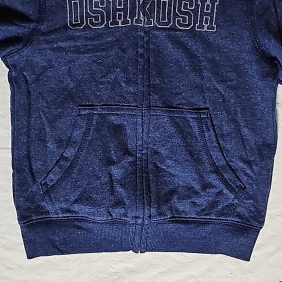 OSH KOSH Zippered Hoodie with Pockets Size 2T Blue New - Picture 5 of 13